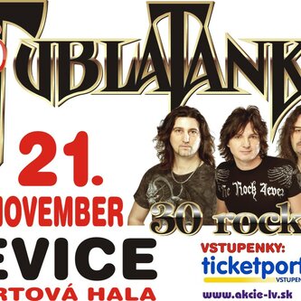 „Koncertné turné k 30. výročiu skupiny Tublatanka“